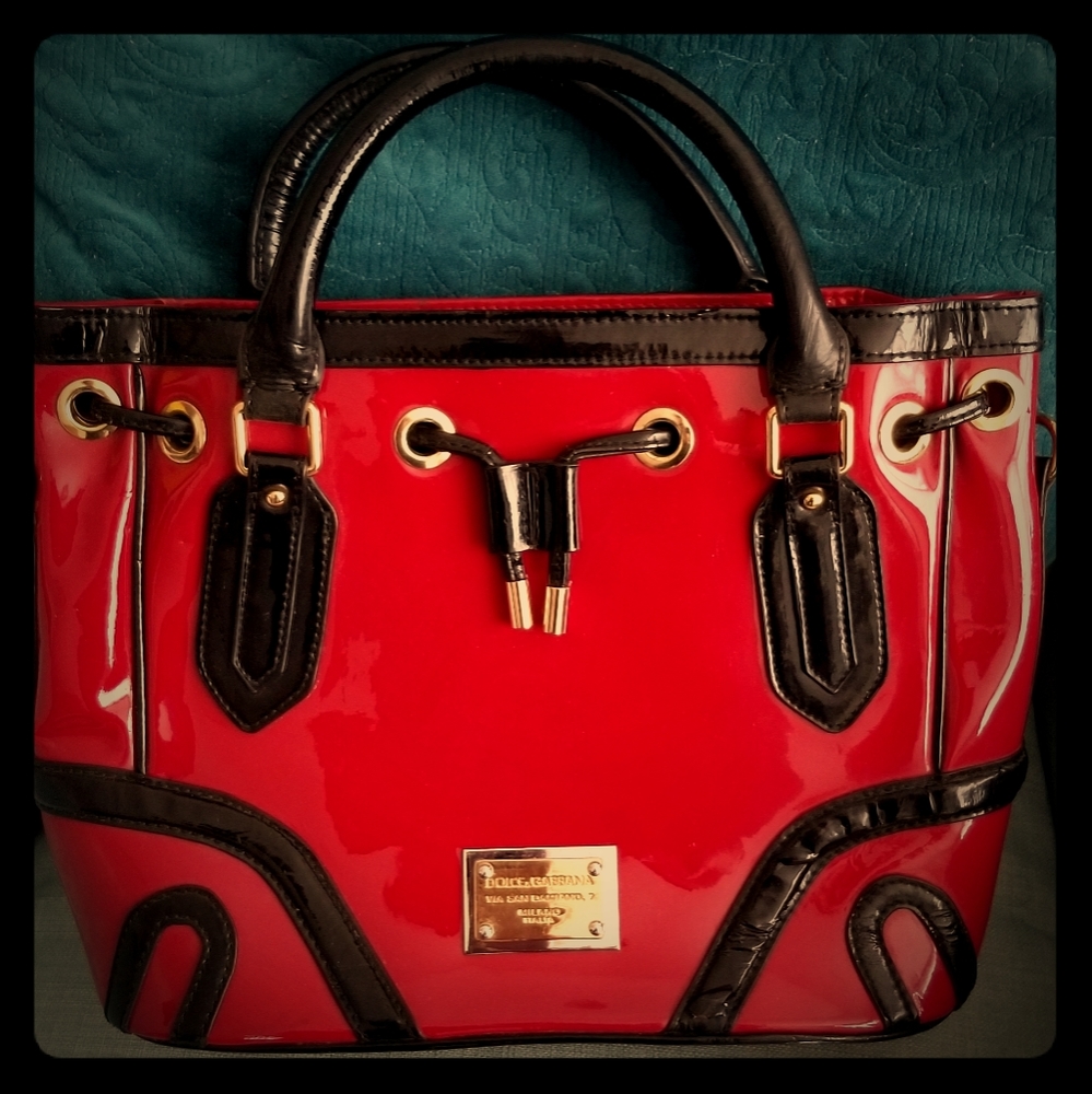 Dolce & Gabbana Patent Red Bag